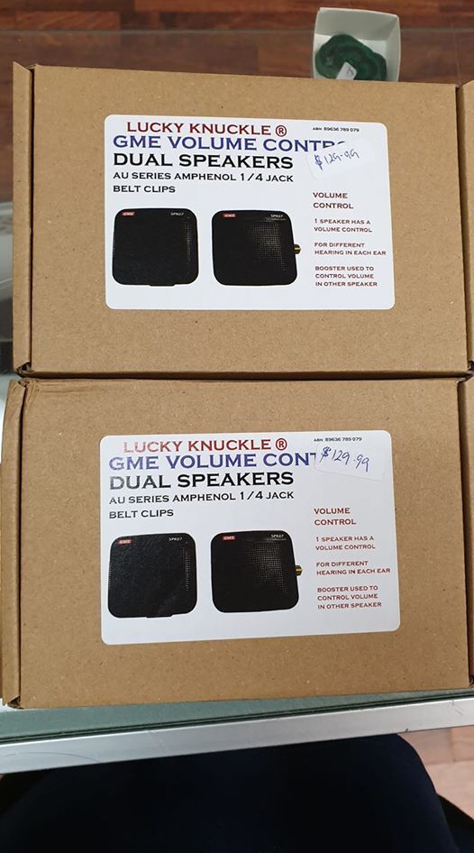 dual speaker volume control