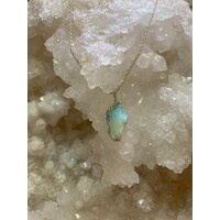 Ethiopian Opal on Silver Chain