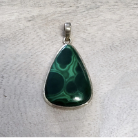Malachite Teardrop Pendant