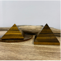 Tigers Eye Pyramid