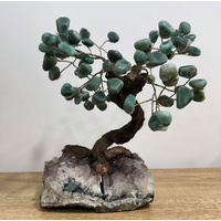 Green Aventurine Bonsai Tree