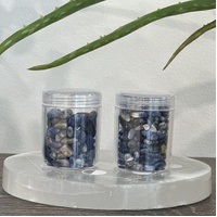 Sodalite Crystal Chip Pots