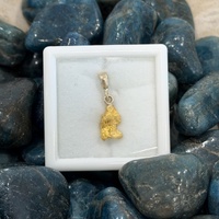 Natural Gold Nugget Pendant #001