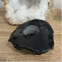Obsidian Tealight Holder