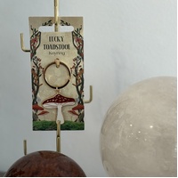 Lucky Toadstool Keyring