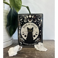 Black Magick Book Shaped Flower Vase