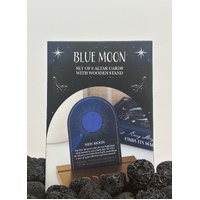Moon Phase 8 Cards with Wooden Stand