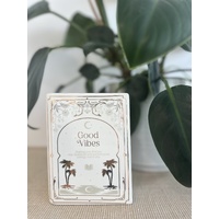 Good Vibes Book Shaped Vase