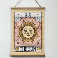 The Sun Vintage Tarot Wall Hanging