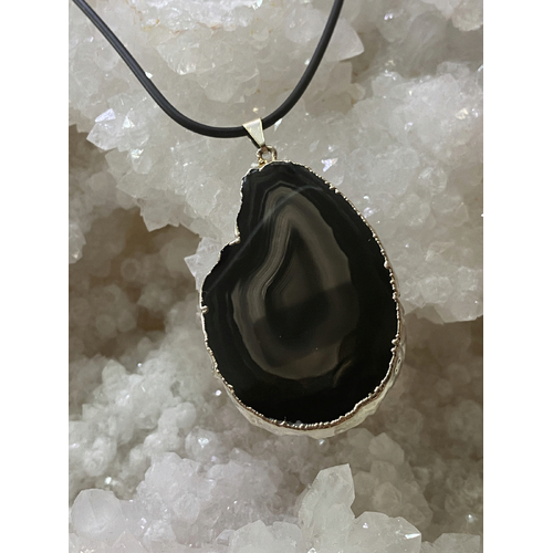 Agate Slice Necklace