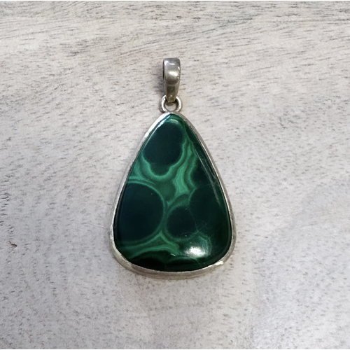 Malachite Teardrop Pendant
