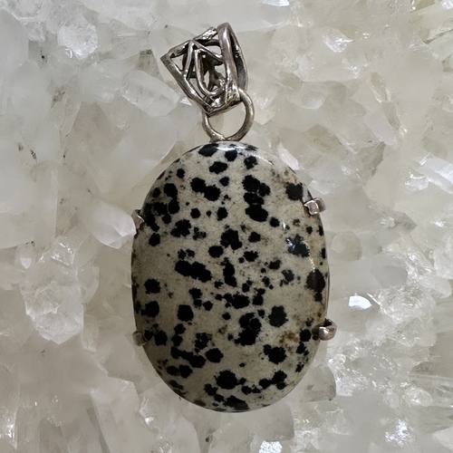 Dalmatian Jasper Pendant