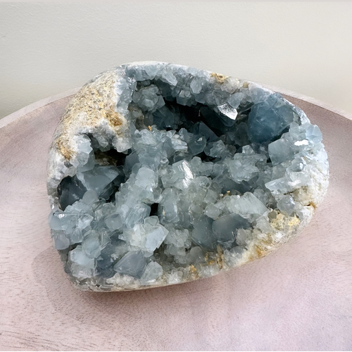 Blue Celestite Cluster | 2.070kg