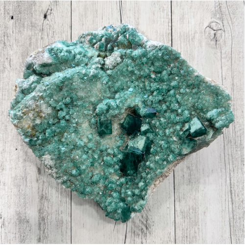 Green Fluorite Cluster