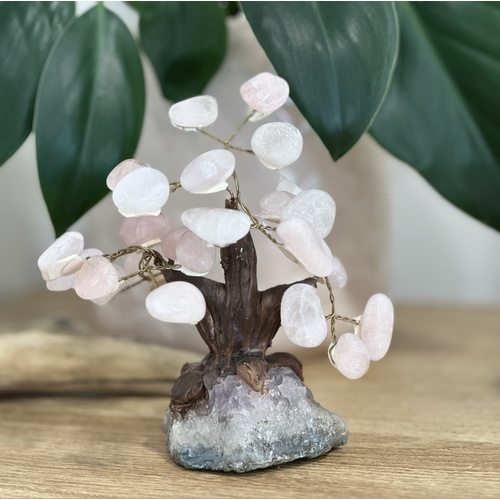 Rose Quartz Bonsai