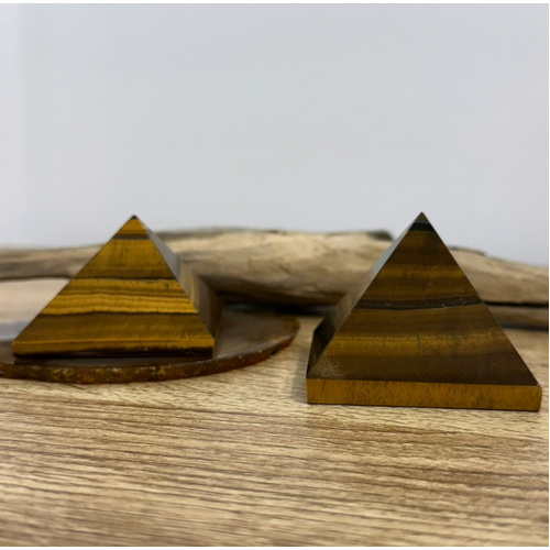 Tigers Eye Pyramid
