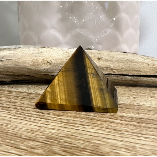 Tigers Eye Pyramid