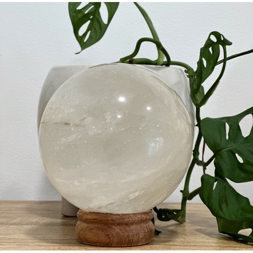 Clear Quartz Sphere #001