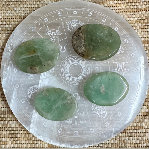 Green Fluorite Worry Stone