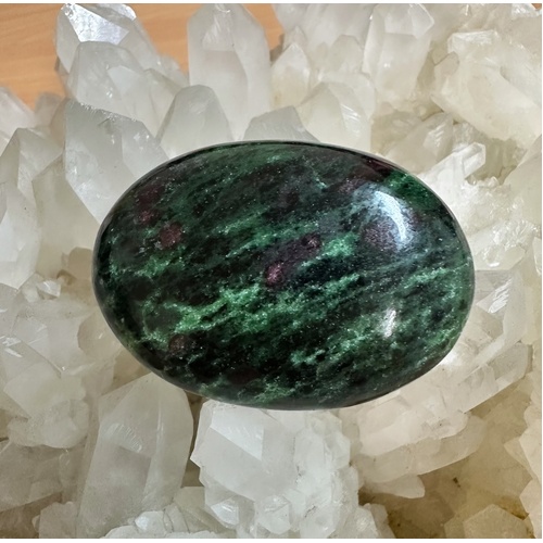 Ruby in Zoisite Palmstone