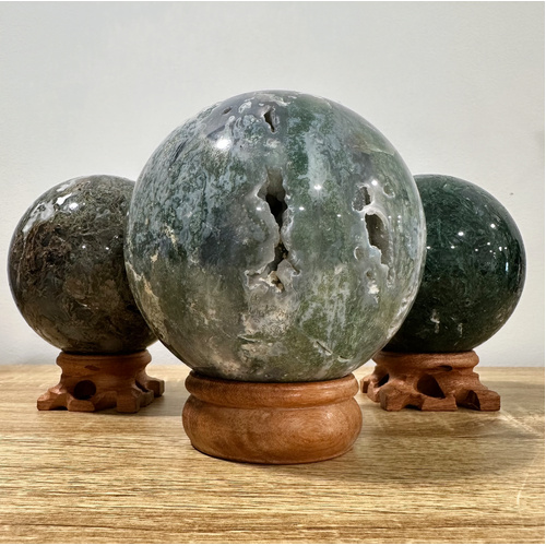 Moss Agate Sphere