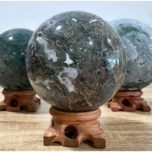 Moss Agate Sphere