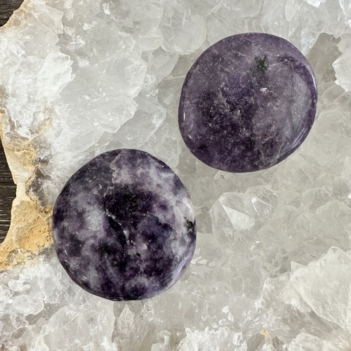 Lepidolite Flat Stone