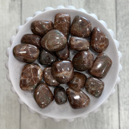 Grass Garnet Tumbles