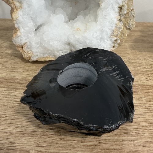 Obsidian Tealight Holder