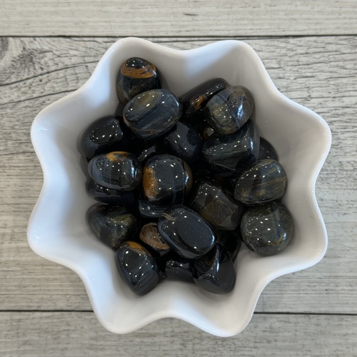 Blue Tigers Eye Tumble