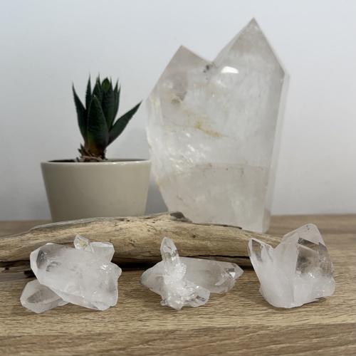 Mini Clear Quartz Clusters