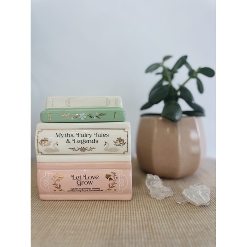 Book Stack Oil Burner